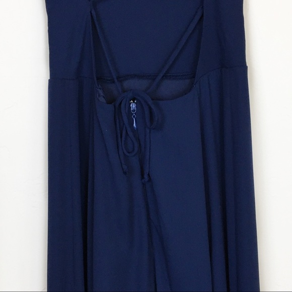 Show Me Your Mumu | Godshaw Goddess Rich Navy Crisp Bridal Dress - Picture 6 of 10